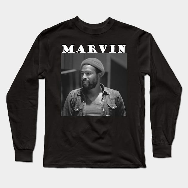 Marvin Gaye Long Sleeve T-Shirt by Ecsa